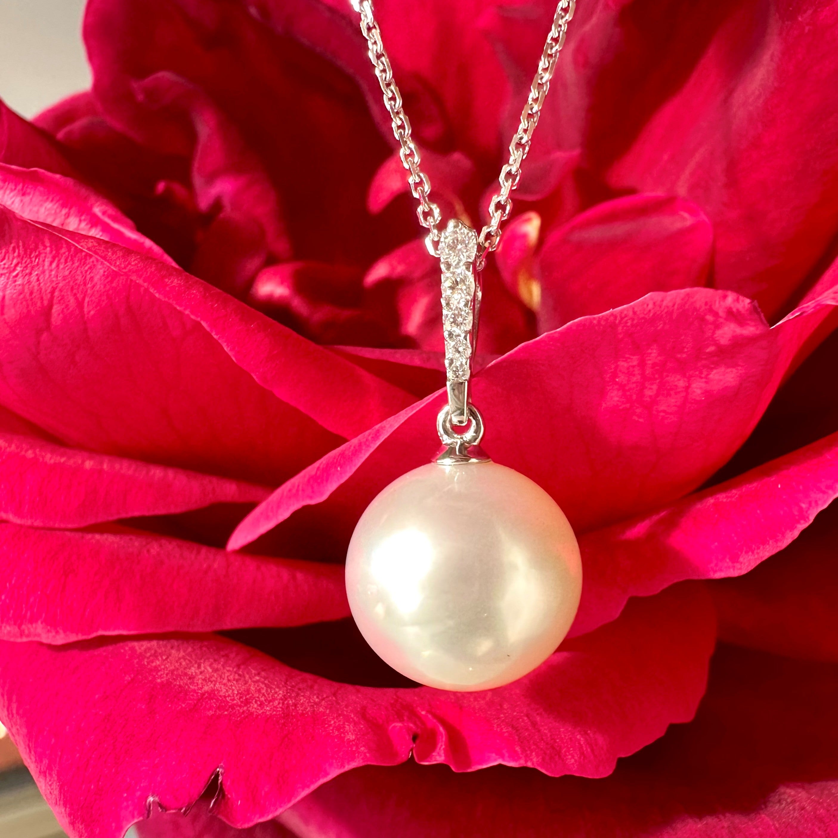 Timeless 11mm South Sea Pearl Legacy Pendant White Gold