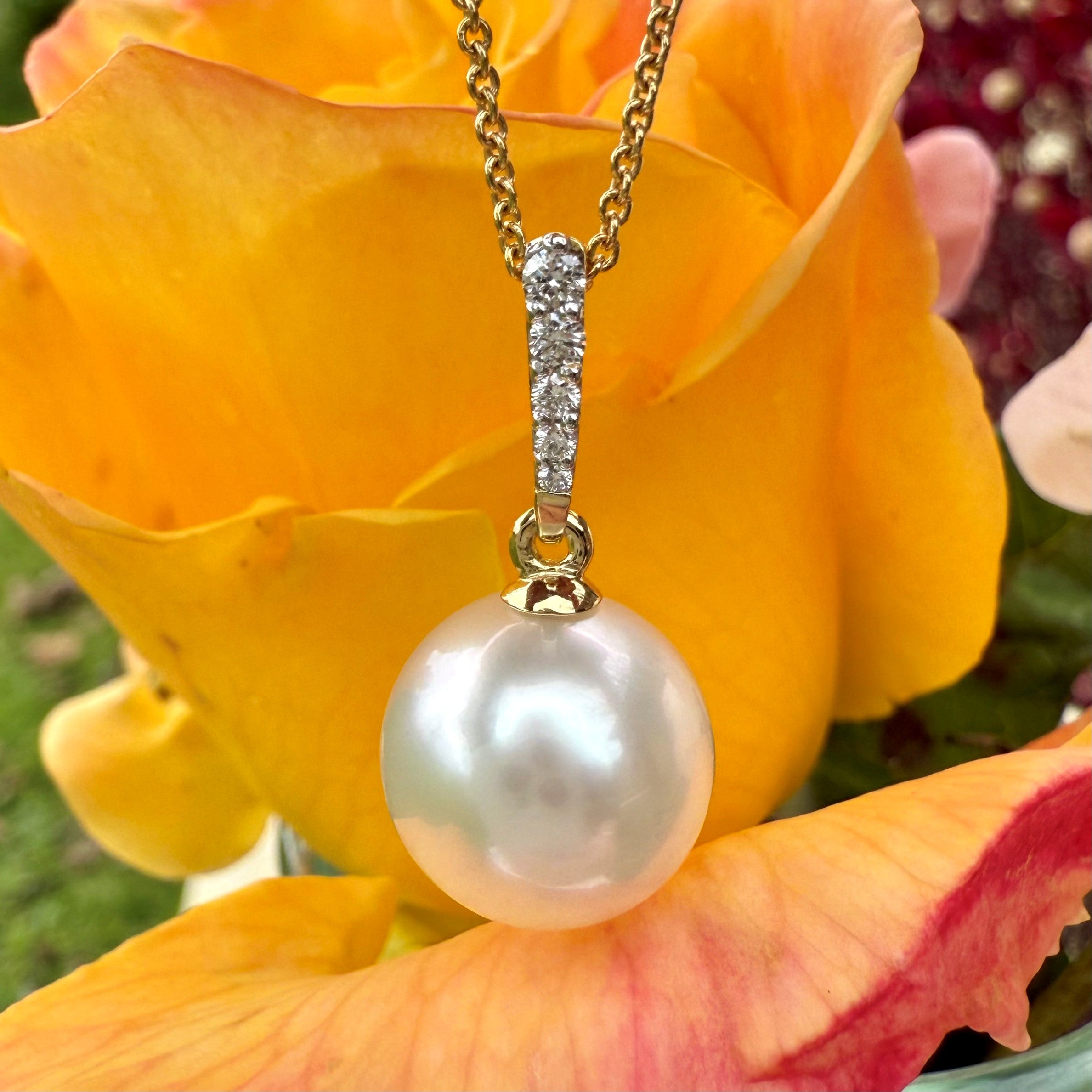 Timeless 11mm South Sea Pearl Legacy Pendant Yellow Gold