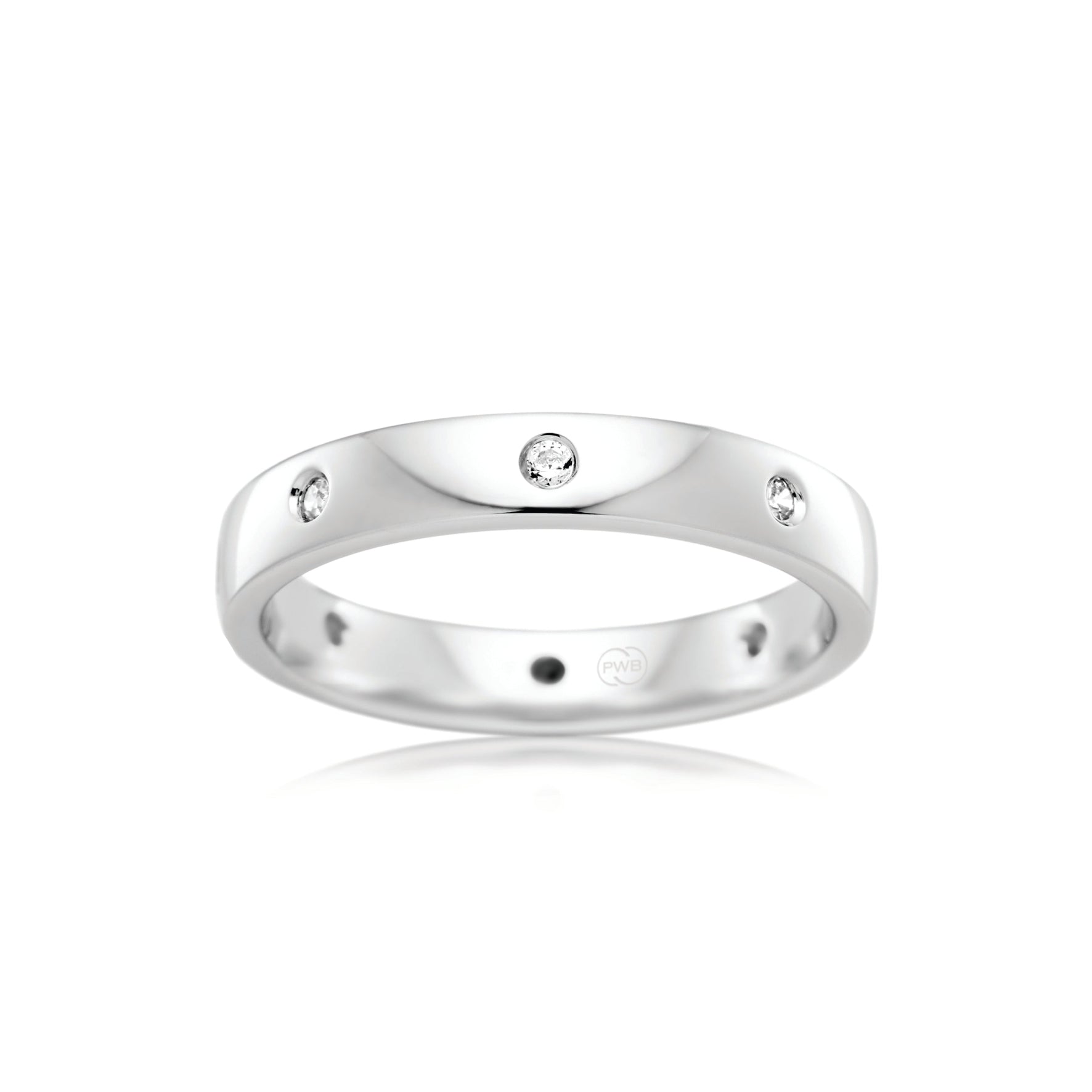 Etoile Diamond Eternity Straight Set Ring
