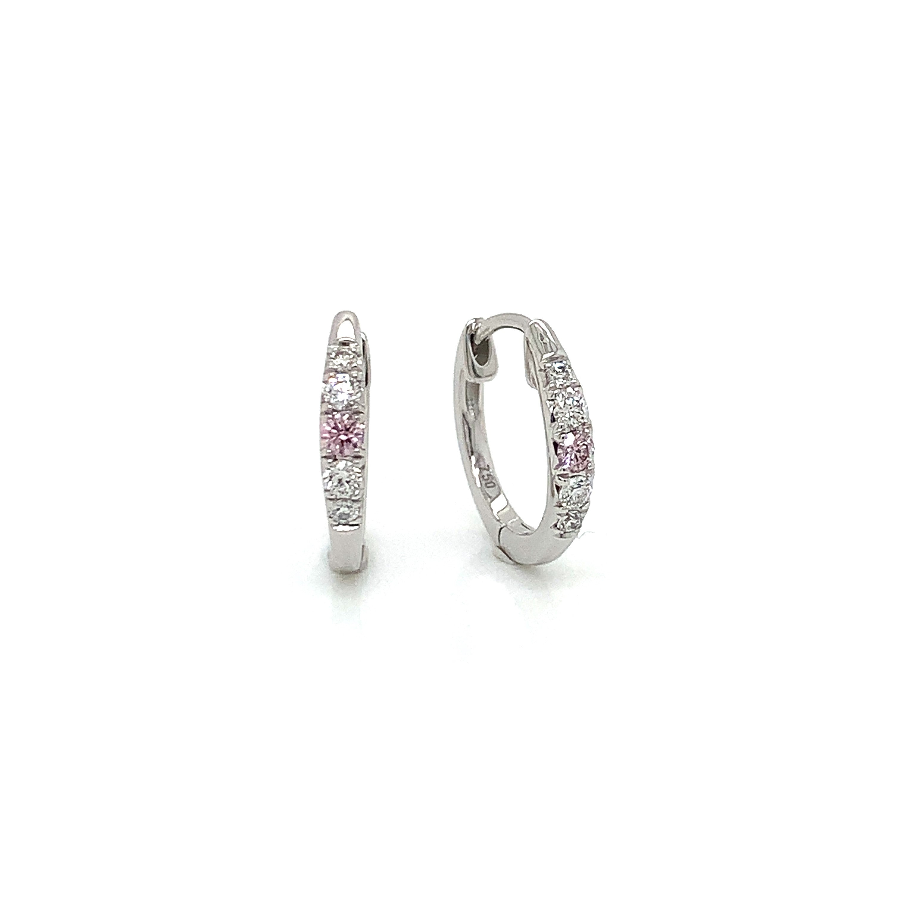 Timeless Pink Diamond Earrings