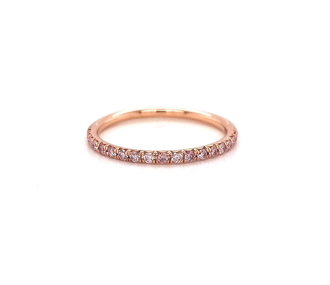 Timeless Pink Diamond Eternity Ring