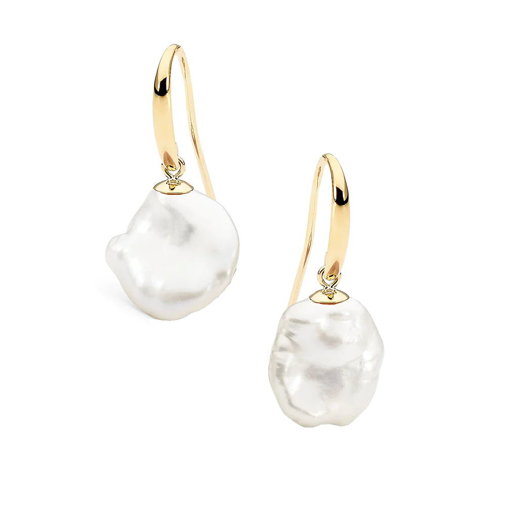 Keshi Freshwater Hook earrings